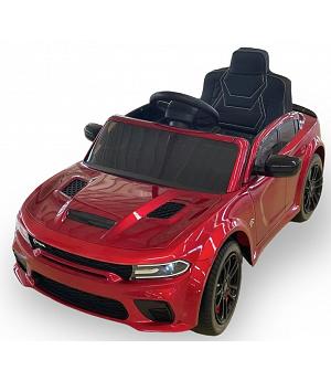 COCHE Dodge Charger SRT 12V, MANDO RC, ROJO PINTADO - INDA432-AC-ZB918